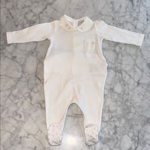 LOUIS VUITTON BABY LOGO PYJAMA 3M